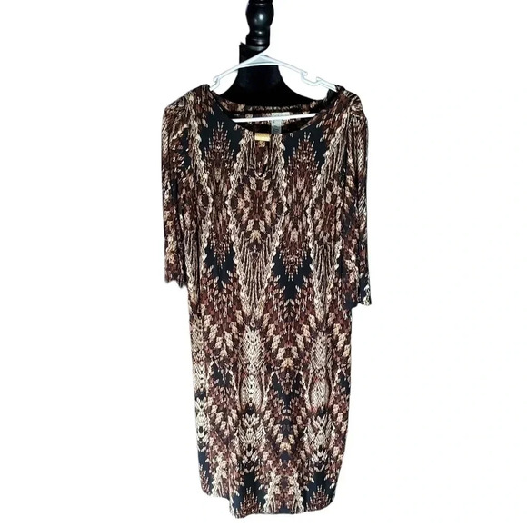 Emma & Michele Womens Dress L  Snake Pattern. - Picture 4 of 10